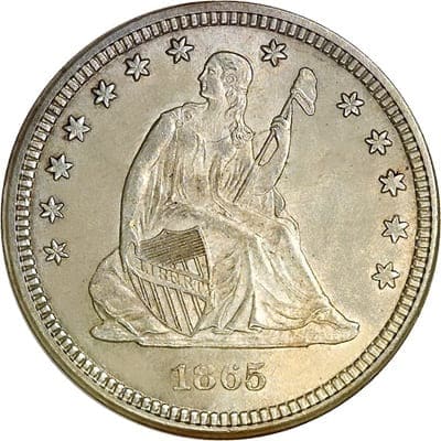 US 1865 Quarter
