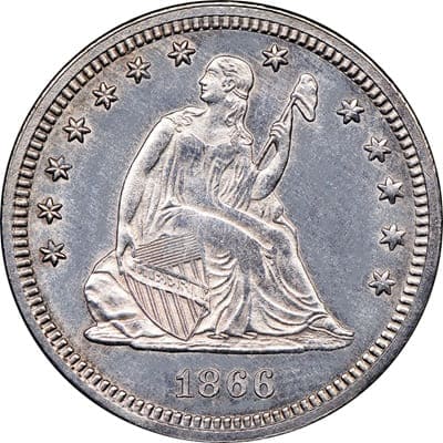 US 1866 Quarter
