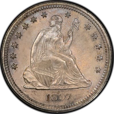 US 1867 Quarter