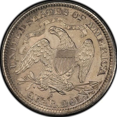 US 1867 Quarter Value