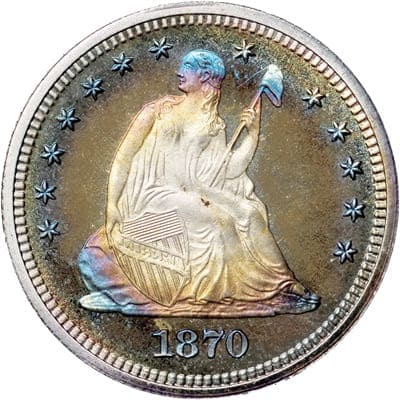 US 1870 Quarter