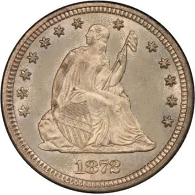 US 1872 Quarter