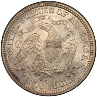 US 1872 Quarter Value