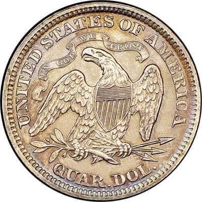 US 1874 Quarter Value