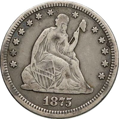 US 1875 Quarter