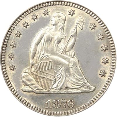 US 1876 Quarter