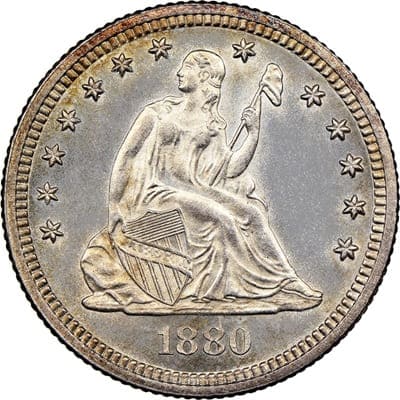 US 1880 Quarter