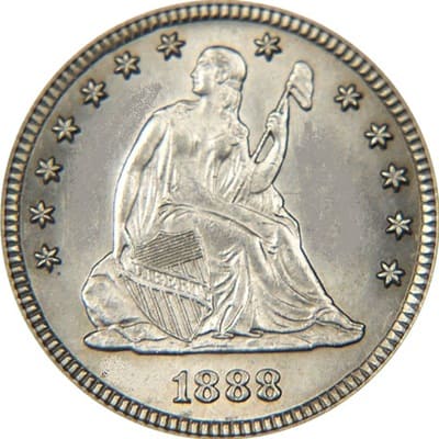 US 1888 Quarter