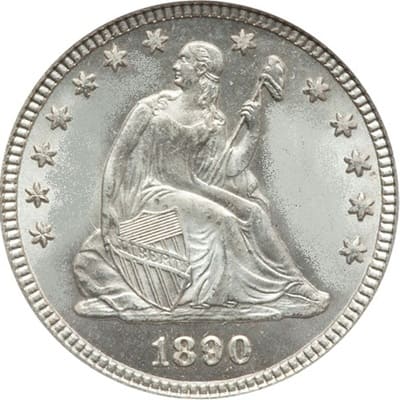 US 1890 Quarter