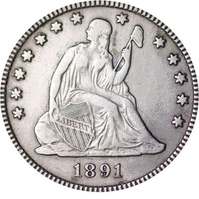 US 1891 Quarter