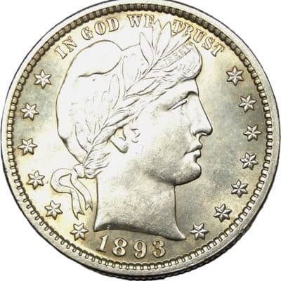 US 1893 Quarter