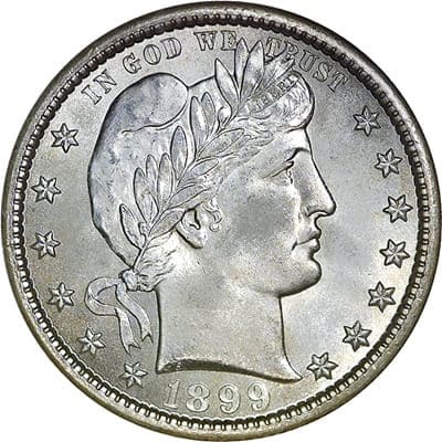US 1899 Quarter