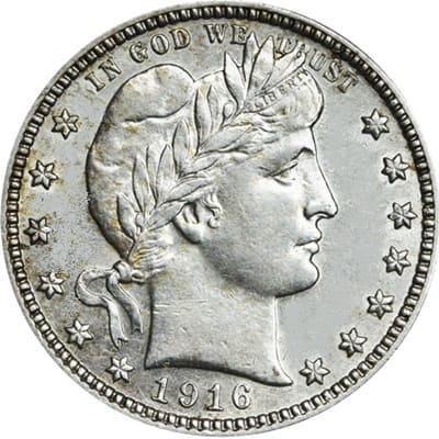 US 1916 Quarter