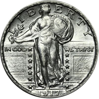 US 1917 Quarter Value