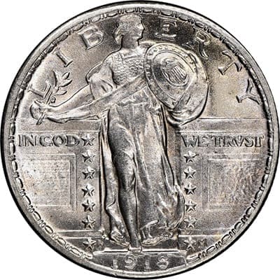 US 1918 Quarter
