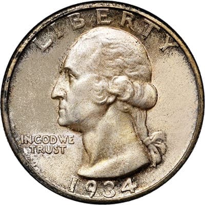 US 1934 Quarter
