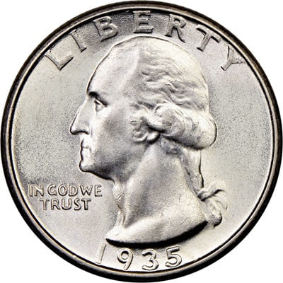 US 1935 Quarter