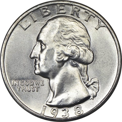 US 1938 Quarter
