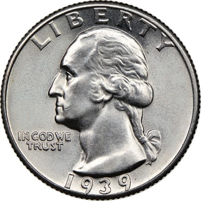 US 1939 Quarter