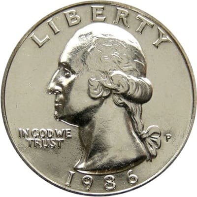 US 1986 Quarter