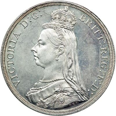 British 1887 Crown