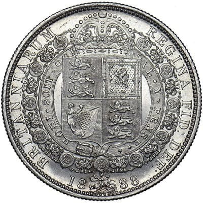 British 1888 Crown Value