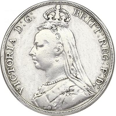 British 1891 Crown