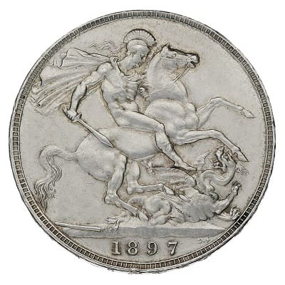 British 1897 Crown Value