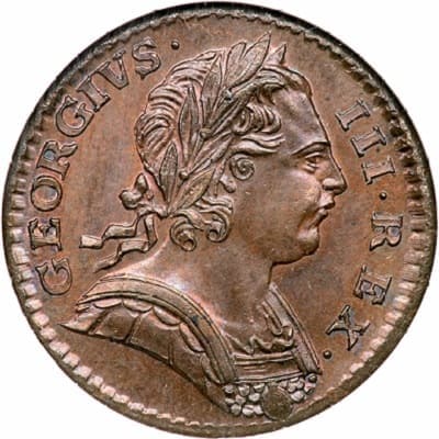 British 1771 Farthing