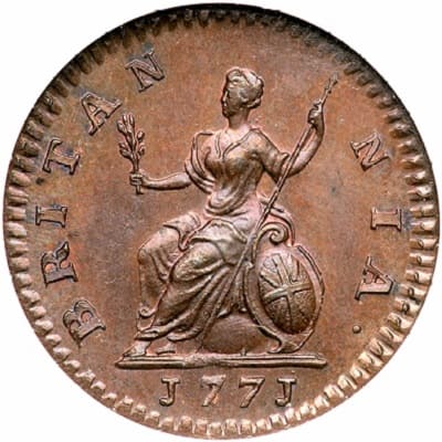 British 1771 Farthing Value