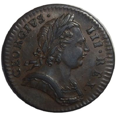 British 1774 Farthing