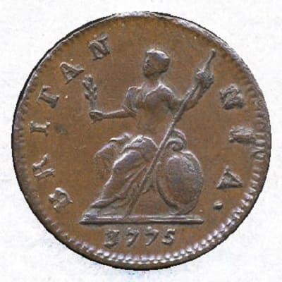 British 1775 Farthing Value