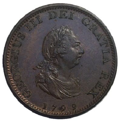 British 1799 Farthing