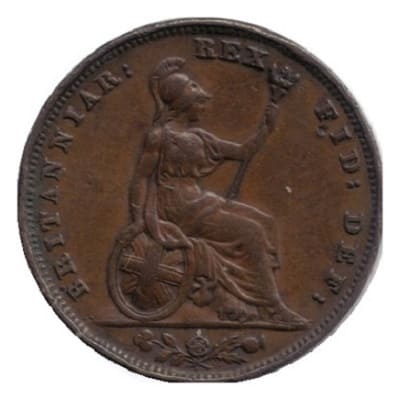 British 1828 Farthing Value