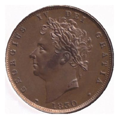 British 1830 Farthing