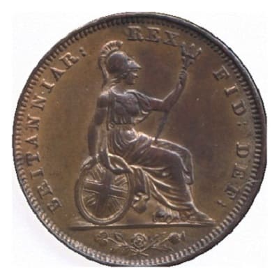 British 1830 Farthing Value