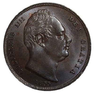 British 1835 Farthing