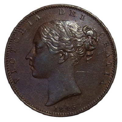 British 1846 Farthing