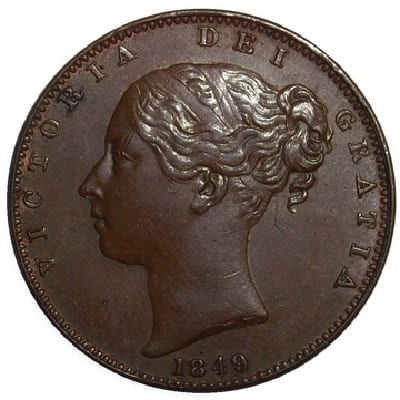 British 1849 Farthing