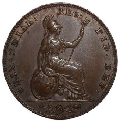 British 1849 Farthing Value