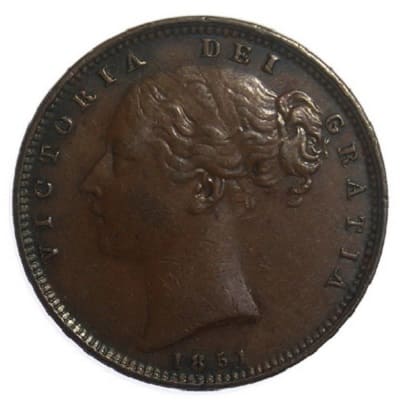 British 1851 Farthing