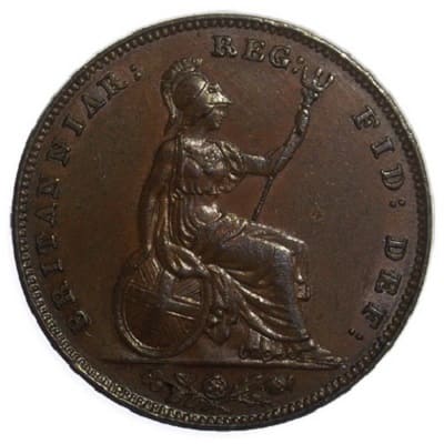 British 1852 Farthing Value