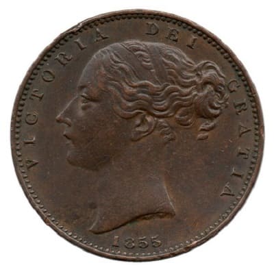 British 1855 Farthing