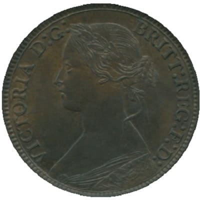 British 1864 Farthing