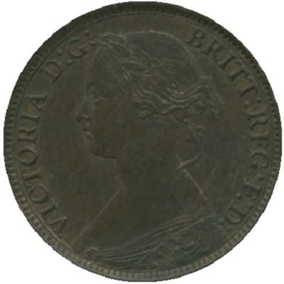 British 1865 Farthing