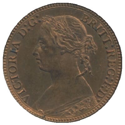 British 1879 Farthing
