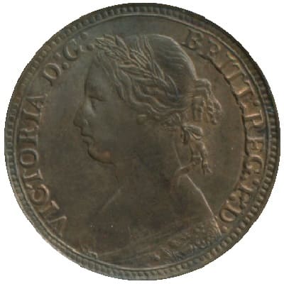 British 1880 Farthing