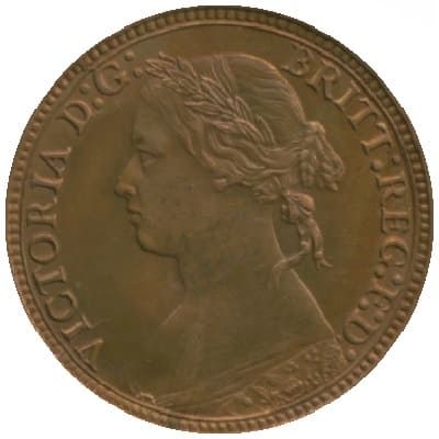 British 1881 Farthing