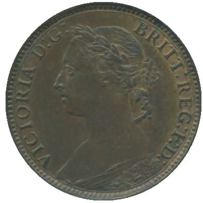 British 1883 Farthing