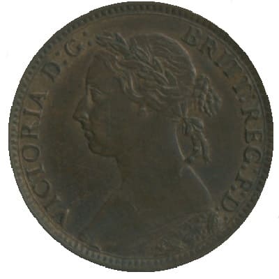 British 1888 Farthing